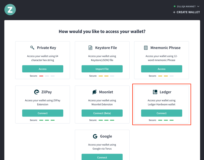 آموزش اتصال ارز زیلیکا Zilliqa در لجر نانو X