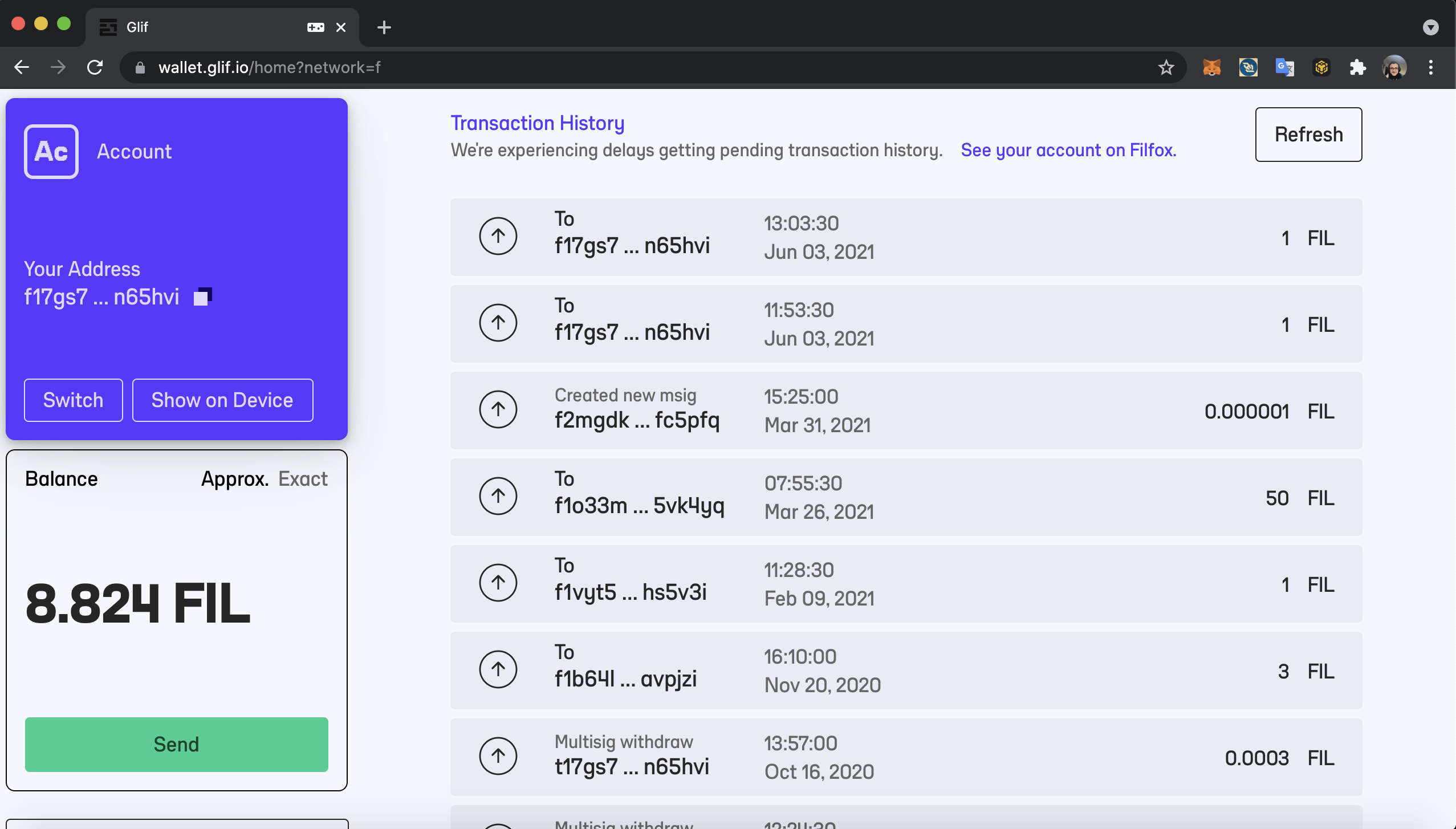 آموزش اتصال لجر به ارز Filecoin