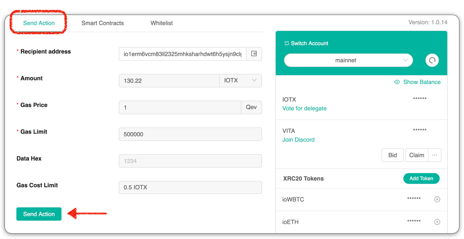 آموزش اتصال ولت لجر به ارز IoTeX