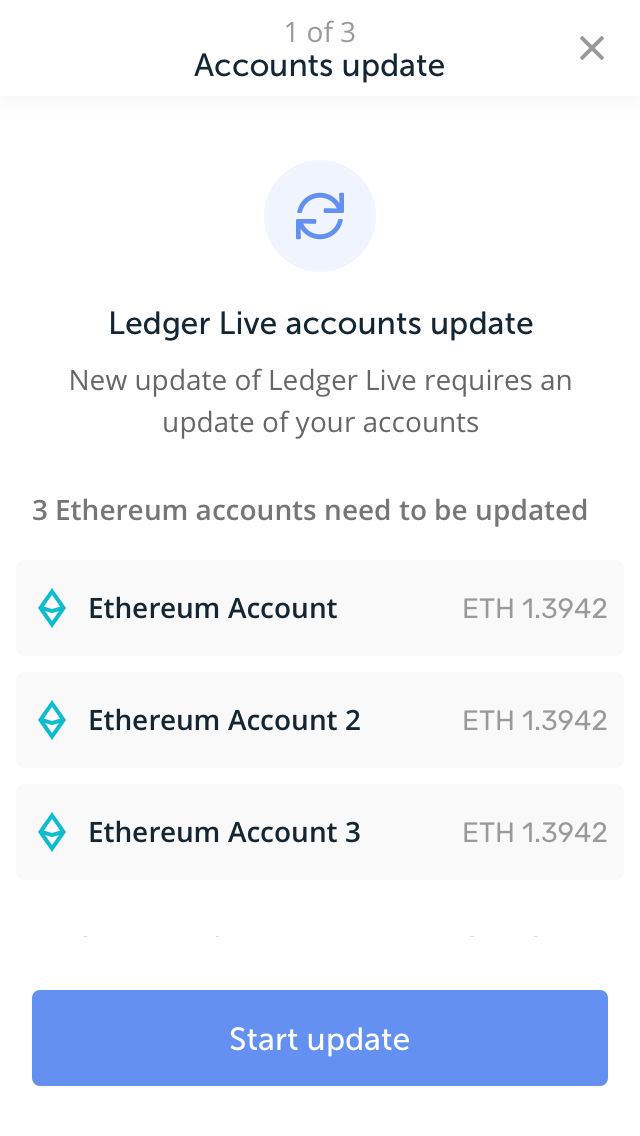 مدیریت توکن‌های ERC20 در اپلیکیشن Ledger Live