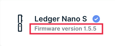 بروزرسانی فریمور Ledger Nano S